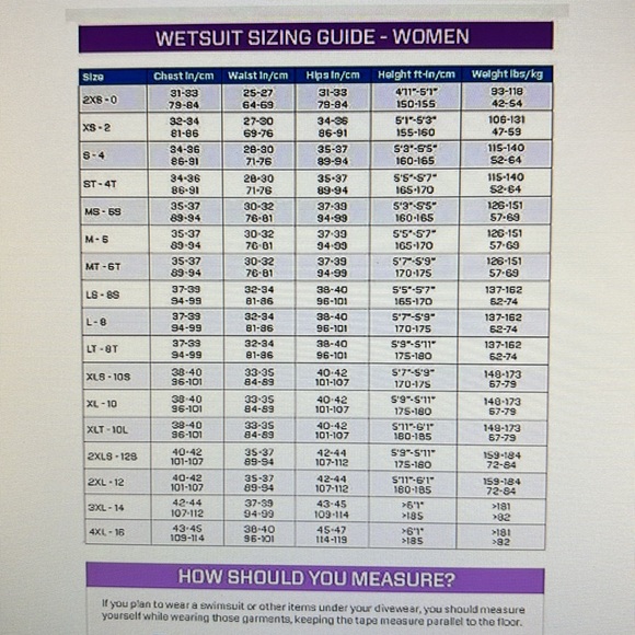 SCUBAPRO Everflex Yulex Dive Steamer, Women, 3/2mm scuba wetsuit 4xl 4x-large 16 - Picture 3 of 3